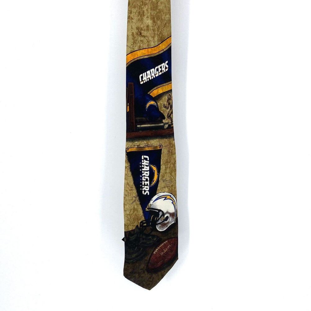 Vintage San Diego Chargers Silk NFL Tie NWT